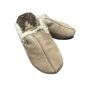 Free People Damon Cozy Mule suede Slippers SZ 36.5